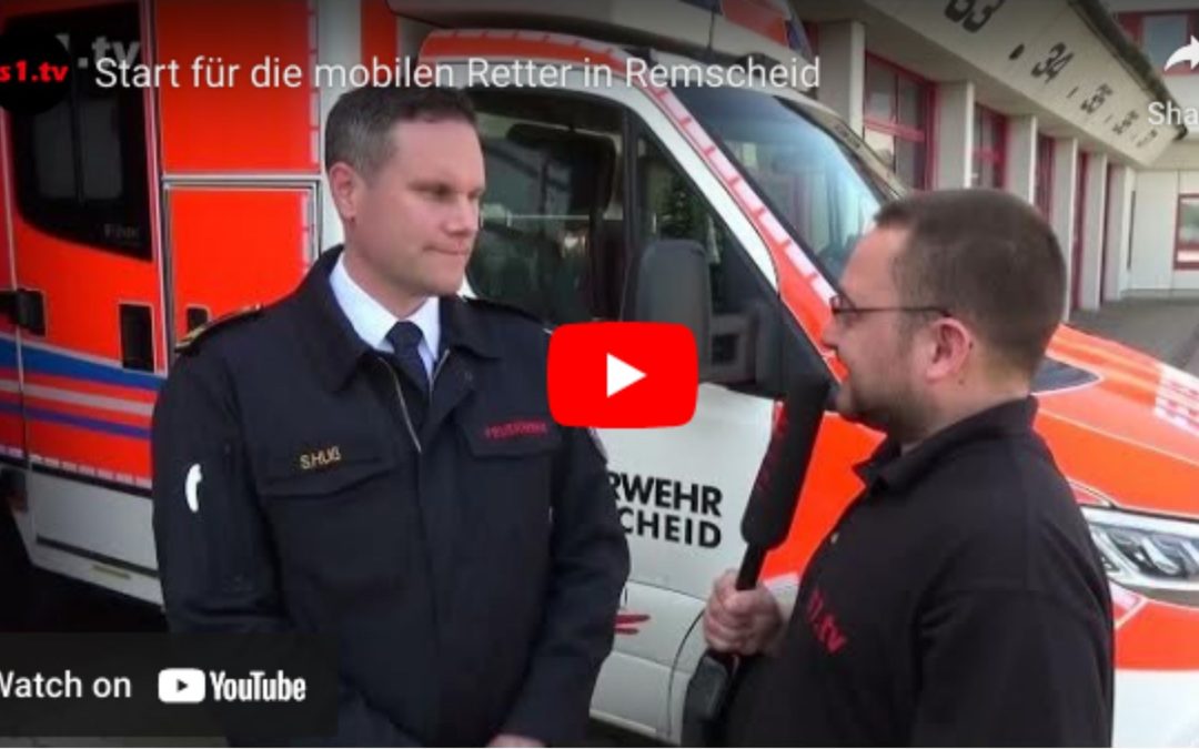 Remscheid: Alarmierungsstart für das Mobile Retter Projekt
